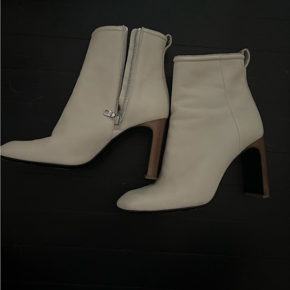 rag & bone Cream Heeled Boots - Picture 4 of 8